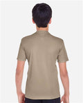 Team 365 TT11Y Youth Zone Performance T-Shirt - Desert Khaki - model back