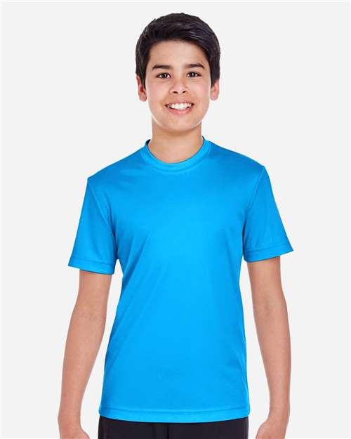 Team 365 TT11Y Youth Zone Performance T-Shirt - Electric Blue - model front