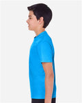 Team 365 TT11Y Youth Zone Performance T-Shirt - Electric Blue - model side
