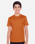 Team 365 TT11Y Youth Zone Performance T-Shirt - Sport Burnt Orange - model front