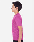 Team 365 TT11Y Youth Zone Performance T-Shirt - Sport Charity Pink - model side