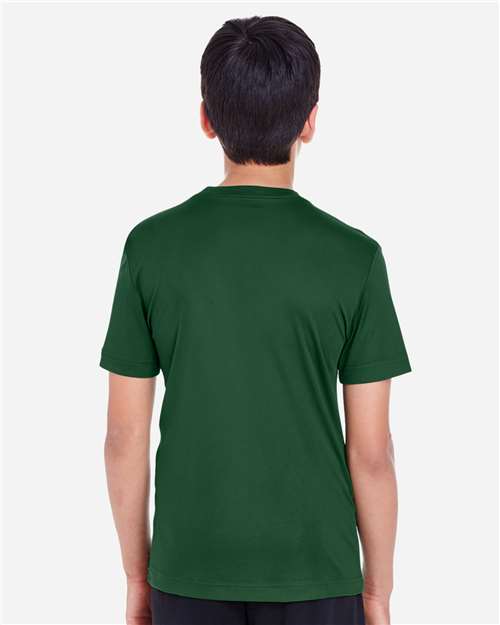 Team 365 TT11Y Youth Zone Performance T-Shirt - Sport Dark Green - model back