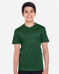 Team 365 TT11Y Youth Zone Performance T-Shirt - Sport Dark Green - model front