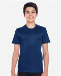 Team 365 TT11Y Youth Zone Performance T-Shirt - Sport Dark Navy - model front