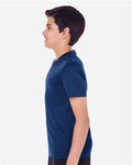 Team 365 TT11Y Youth Zone Performance T-Shirt - Sport Dark Navy - model side