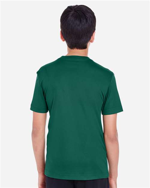 Team 365 TT11Y Youth Zone Performance T-Shirt - Sport Forest - model back