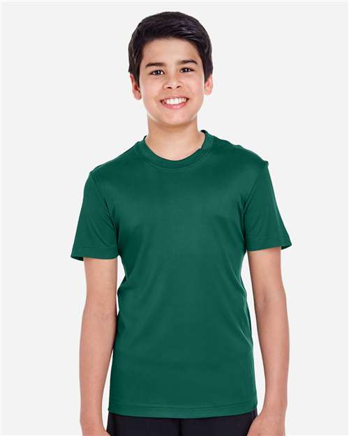 Team 365 TT11Y Youth Zone Performance T-Shirt - Sport Forest - model front