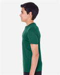 Team 365 TT11Y Youth Zone Performance T-Shirt - Sport Forest - model side
