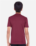 Team 365 TT11Y Youth Zone Performance T-Shirt - Sport Maroon - model back
