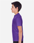 Team 365 TT11Y Youth Zone Performance T-Shirt - Sport Purple - model side