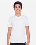 Team 365 TT11Y Youth Zone Performance T-Shirt - White - model front