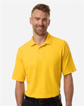 Harriton M105 Maverick CVC Pique Polo - Sunray Yellow - model front
