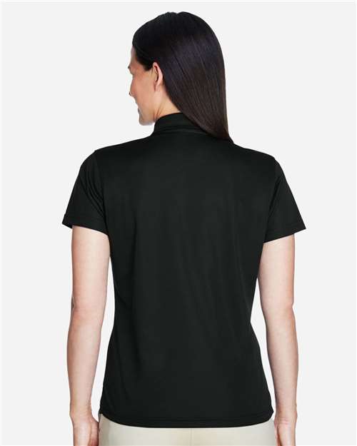 Team 365 TT21W Women's Command Snag Protection Polo - Black - model back