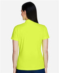 Team 365 TT21W Women's Command Snag Protection Polo - Safety Yellow - model back