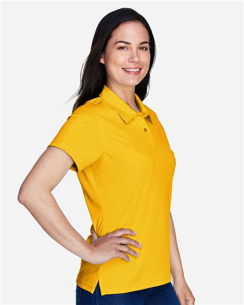 Team 365 TT21W Women's Command Snag Protection Polo - Sport Athletic Gold - model side