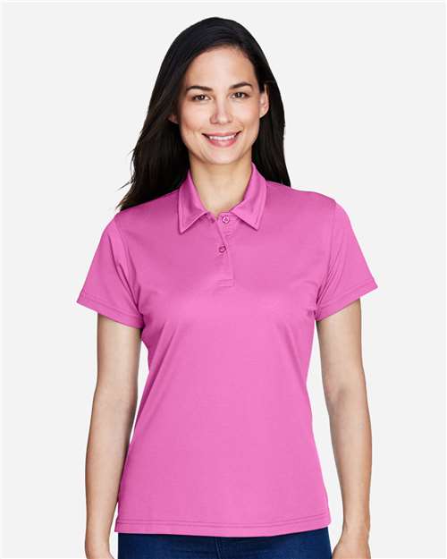 Team 365 TT21W Women's Command Snag Protection Polo - Sport Charity Pink - model front