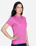 Team 365 TT21W Women's Command Snag Protection Polo - Sport Charity Pink - model side