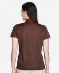 Team 365 TT21W Women's Command Snag Protection Polo - Sport Dark Brown - model back