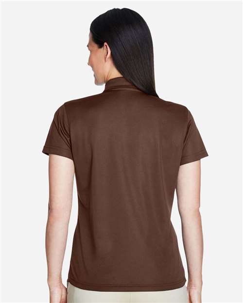Team 365 TT21W Women's Command Snag Protection Polo - Sport Dark Brown - model back