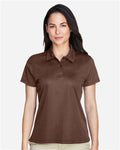 Team 365 TT21W Women's Command Snag Protection Polo - Sport Dark Brown - model front