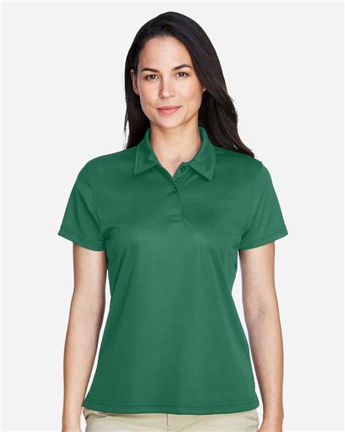 Team 365 TT21W Women's Command Snag Protection Polo - Sport Dark Green - model front
