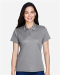 Team 365 TT21W Women's Command Snag Protection Polo - Sport Graphite - model front