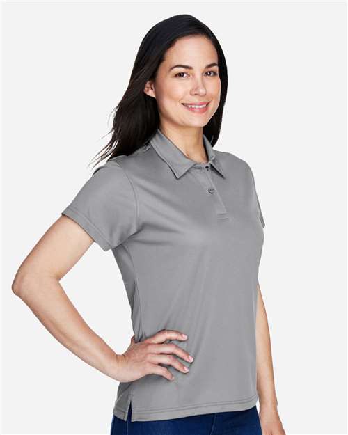 Team 365 TT21W Women's Command Snag Protection Polo - Sport Graphite - model side