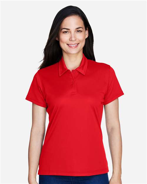 Team 365 TT21W Women's Command Snag Protection Polo - Sport Red - model front