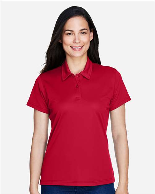 Team 365 TT21W Women's Command Snag Protection Polo - Sport Scarlet Red - model front