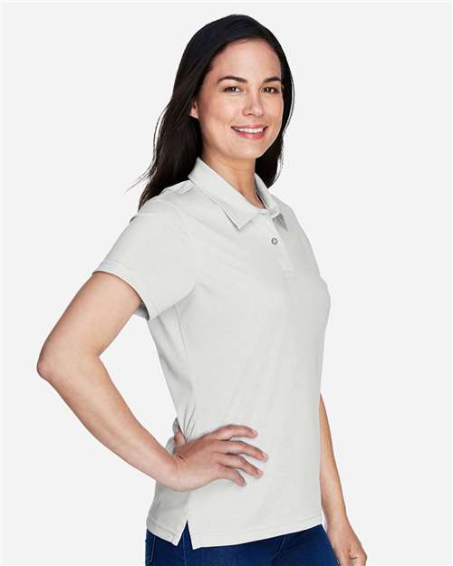 Team 365 TT21W Women's Command Snag Protection Polo - Sport Silver - model side