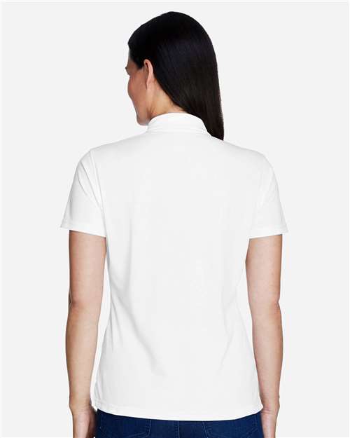 Team 365 TT21W Women's Command Snag Protection Polo - White - model back