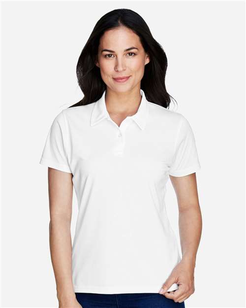 Team 365 TT21W Women's Command Snag Protection Polo - White - model front