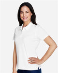 Team 365 TT21W Women's Command Snag Protection Polo - White - model side