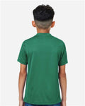 Team 365 TT15Y Youth Zone Performance Mesh T-Shirt - Sport Forest - model back