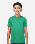 Team 365 TT15Y Youth Zone Performance Mesh T-Shirt - Sport Kelly - model front