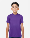 Team 365 TT15Y Youth Zone Performance Mesh T-Shirt - Sport Purple - model front