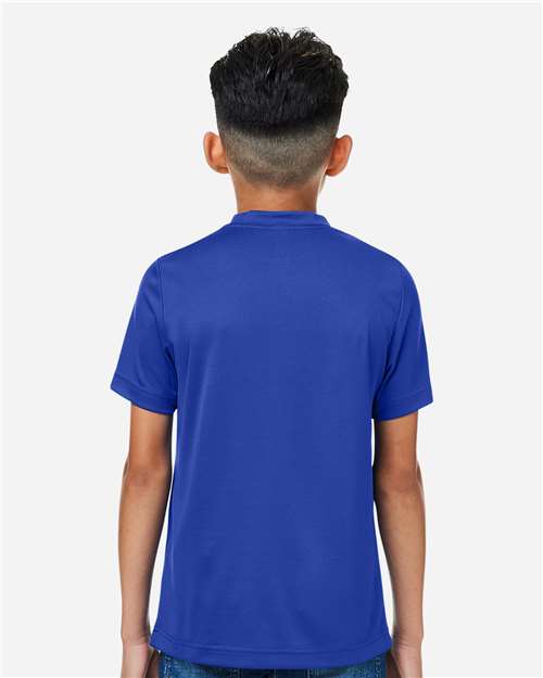 Team 365 TT15Y Youth Zone Performance Mesh T-Shirt - Sport Royal - model back