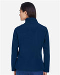 Team 365 TT80W Women's Leader Soft Shell Jacket - Sport Dark Navy - model back