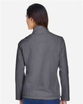 Team 365 TT80W Women's Leader Soft Shell Jacket - Sport Graphite - model back