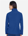Team 365 TT80W Women's Leader Soft Shell Jacket - Sport Royal - model back