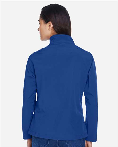 Team 365 TT80W Women's Leader Soft Shell Jacket - Sport Royal - model back