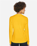 Team 365 TT11WL Women's Zone Performance Long Sleeve T-Shirt - Sport Athletic Gold - model back