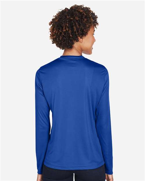 Team 365 TT11WL Women's Zone Performance Long Sleeve T-Shirt - Sport Royal - model back