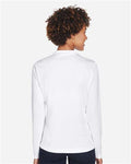 Team 365 TT11WL Women's Zone Performance Long Sleeve T-Shirt - White - model back