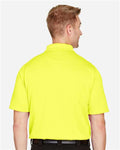 Harriton M348 Men's Advantage Snag Protection Plus Polo - Safety Yellow - model back