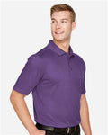 Harriton M348 Men's Advantage Snag Protection Plus Polo - Team Purple - model side