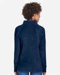 Team 365 TT90W Women's Campus Microfleece Jacket - Sport Dark Navy - model back