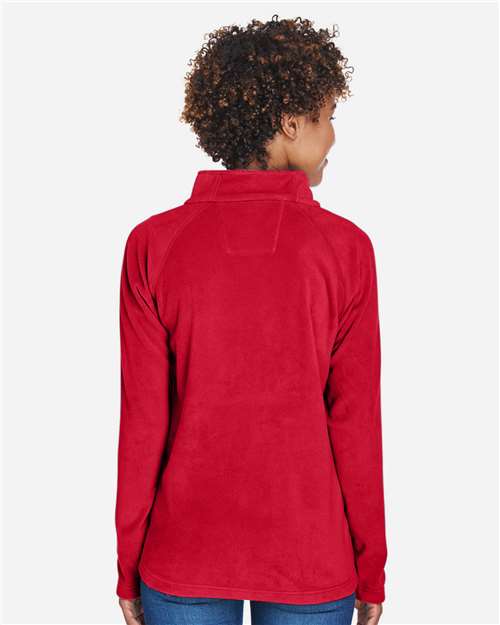 Team 365 TT90W Women's Campus Microfleece Jacket - Sport Red - model back