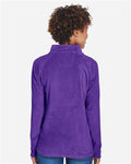 Team 365 TT90W Women's Campus Microfleece Jacket - Sport Purple - model back