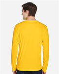 Team 365 TT11L Men's Zone Performance Long Sleeve T-Shirt - Sport Athletic Gold - model back